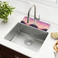 thumbnail image 1 of Yayeee Faucet Mat for Kitchen Sink 14.7" Diatomite Long Splash Guard Pad, Pixel Floating Hearts, 1 of 7