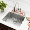 thumbnail image 1 of Yayeee Faucet Mat for Kitchen Sink 14.7" Diatomite Long Splash Guard Pad, Retro Starfish, 1 of 7