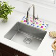 thumbnail image 1 of Yayeee Faucet Mat for Kitchen Sink 14.7" Diatomite Long Splash Guard Pad, Yellow Retro Round, 1 of 7