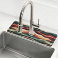 thumbnail image 1 of Yayeee Faucet Mat for Kitchen Sink 30" Diatomite Long Splash Guard Pad, Artistic Desert Pattern, 1 of 7