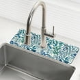 thumbnail image 1 of Yayeee Faucet Mat for Kitchen Sink 30" Diatomite Long Splash Guard Pad, Beautiful Leaves Pattern, 1 of 7