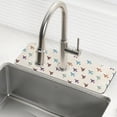 thumbnail image 1 of Yayeee Faucet Mat for Kitchen Sink 30" Diatomite Long Splash Guard Pad, Colorful Cartoon Planes Pattern, 1 of 7