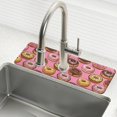 thumbnail image 1 of Yayeee Faucet Mat for Kitchen Sink 30" Diatomite Long Splash Guard Pad, Cute Doughnuts Pattern, 1 of 7