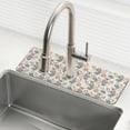 thumbnail image 1 of Yayeee Faucet Mat for Kitchen Sink 30" Diatomite Long Splash Guard Pad, Floral Koala Pattern, 2 Pack, 1 of 7