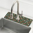 thumbnail image 1 of Yayeee Faucet Mat for Kitchen Sink 30" Diatomite Long Splash Guard Pad, Forest Mushroom Pattern, 2 Pack, 1 of 7