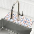 thumbnail image 1 of Yayeee Faucet Mat for Kitchen Sink 30" Diatomite Long Splash Guard Pad, Pink Mosaic Pattern, 2 Pack, 1 of 7