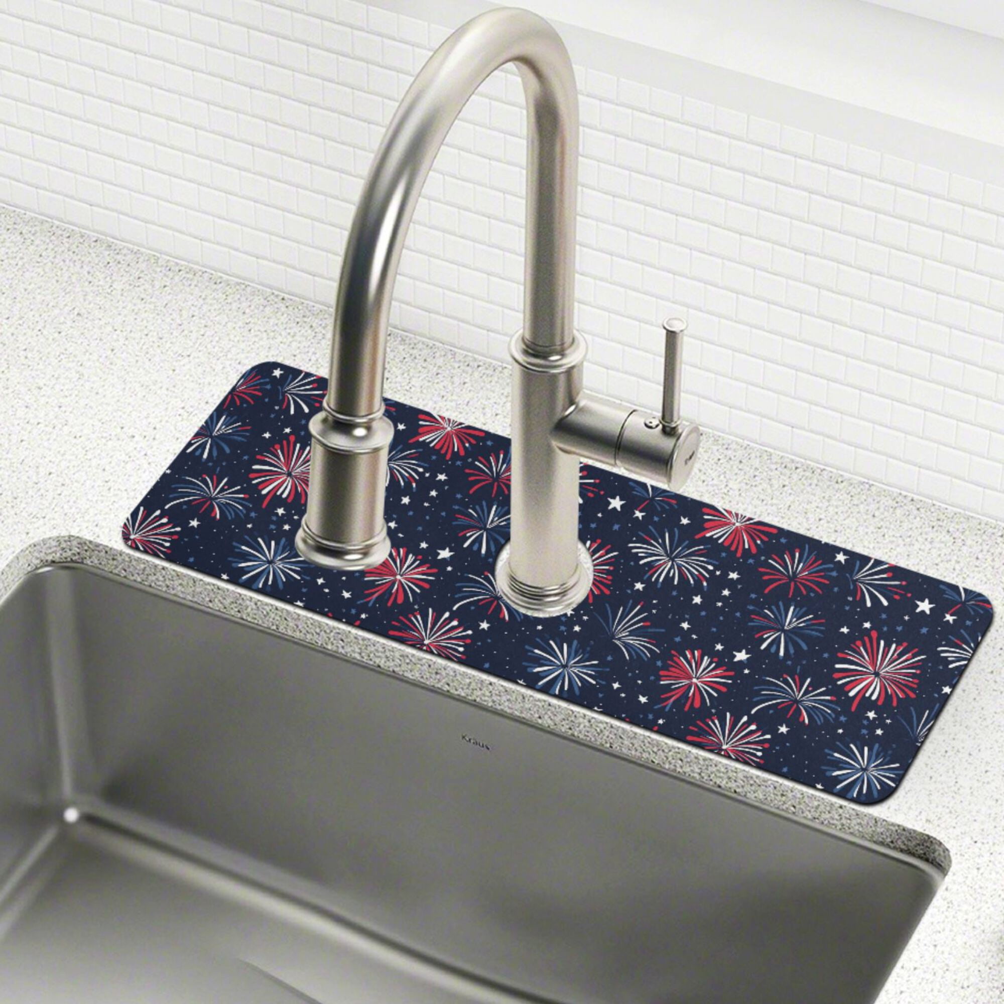 Yayeee Faucet Mat for Kitchen Sink 30