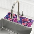 thumbnail image 1 of Yayeee Faucet Mat for Kitchen Sink 30" Diatomite Long Splash Guard Pad, Vibrant Art Flowers, 2 Pack, 1 of 7