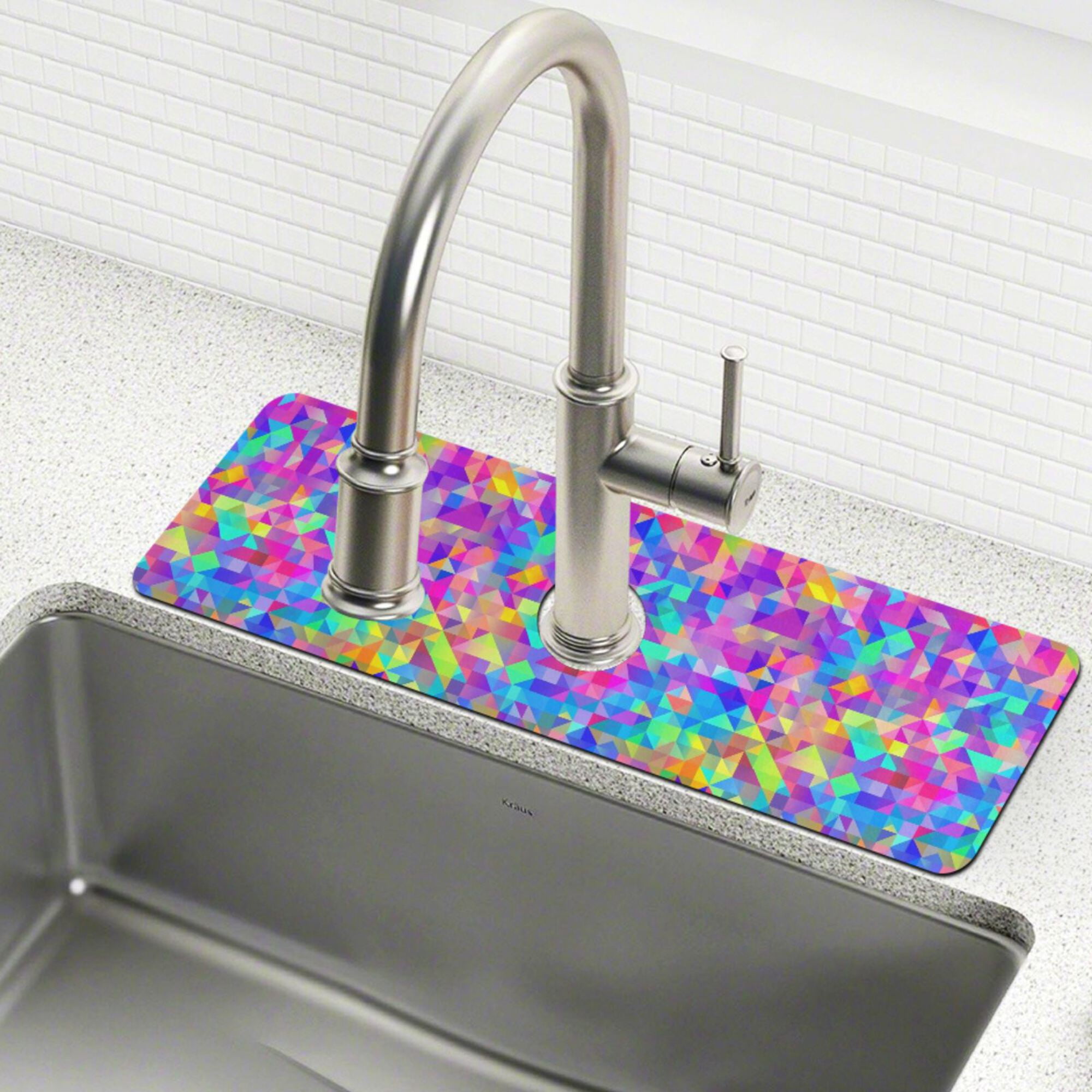 Yayeee Faucet Mat for Kitchen Sink 30