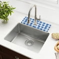 thumbnail image 1 of Yayeee Faucet Mat for Kitchen Sink 30" Diatomite Long Splash Guard Pad, Blue Plain, 1 of 7