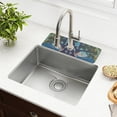 thumbnail image 1 of Yayeee Faucet Mat for Kitchen Sink 30" Diatomite Long Splash Guard Pad, Blue Tree, 1 of 7