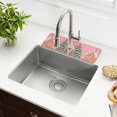 thumbnail image 1 of Yayeee Faucet Mat for Kitchen Sink 30" Diatomite Long Splash Guard Pad, Brown Gingerbread House, 1 of 7