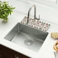 thumbnail image 1 of Yayeee Faucet Mat for Kitchen Sink 30" Diatomite Long Splash Guard Pad, Green Nordic Christmas House, 1 of 7