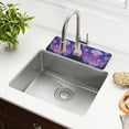 thumbnail image 1 of Yayeee Faucet Mat for Kitchen Sink 30" Diatomite Long Splash Guard Pad, Neon Jellyfish, 1 of 7