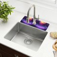 thumbnail image 1 of Yayeee Faucet Mat for Kitchen Sink 30" Diatomite Long Splash Guard Pad, Pink Digital Art, 1 of 7