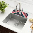 thumbnail image 1 of Yayeee Faucet Mat for Kitchen Sink 30" Diatomite Long Splash Guard Pad, Pink Geometric, 1 of 7