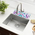 thumbnail image 1 of Yayeee Faucet Mat for Kitchen Sink 30" Diatomite Long Splash Guard Pad, Purple Drawing, 1 of 7