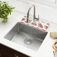 thumbnail image 1 of Yayeee Faucet Mat for Kitchen Sink 30" Diatomite Long Splash Guard Pad, White Watermelon, 1 of 7