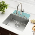 thumbnail image 1 of Yayeee Faucet Mat for Kitchen Sink 30" Diatomite Long Splash Guard Pad, Capybara Splash, 2 Pack, 1 of 7