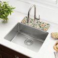 thumbnail image 1 of Yayeee Faucet Mat for Kitchen Sink 30" Diatomite Long Splash Guard Pad, Floral Design, 2 Pack, 1 of 7