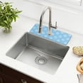 thumbnail image 1 of Yayeee Faucet Mat for Kitchen Sink 30" Diatomite Long Splash Guard Pad, Snowflake Pattern, 2 Pack, 1 of 7