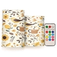 thumbnail image 1 of Yayeee Flameless Candles with Remote Flickering Battery Operated Multi Color Changing, Cartoon Elephant, 1 of 7