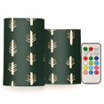 thumbnail image 1 of Yayeee Flameless Candles with Remote Flickering Battery Operated Multi Color Changing, Beige Plants, 1 of 7