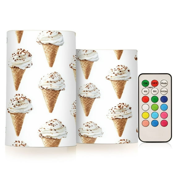 Yayeee Flameless Candles with Remote Flickering Battery Operated Multi Color Changing, Love Connection