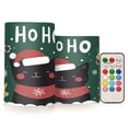 thumbnail image 1 of Yayeee Flameless Candles with Remote Flickering Battery Operated Multi Color Changing, Christmas Cat, 1 of 7