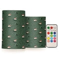 thumbnail image 1 of Yayeee Flameless Candles with Remote Flickering Battery Operated Multi Color Changing, Christmas Forest, 1 of 7
