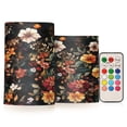 thumbnail image 1 of Yayeee Flameless Candles with Remote Flickering Battery Operated Multi Color Changing, Colorful Flower, 1 of 7