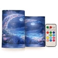 thumbnail image 1 of Yayeee Flameless Candles with Remote Flickering Battery Operated Multi Color Changing, Crystal Ball, 1 of 7