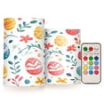 thumbnail image 1 of Yayeee Flameless Candles with Remote Flickering Battery Operated Multi Color Changing, Pink Checkered Pattern, 1 of 7