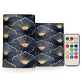 thumbnail image 1 of Yayeee Flameless Candles with Remote Flickering Battery Operated Multi Color Changing, Elegance Art Pattern, 1 of 7