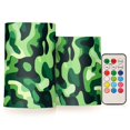 thumbnail image 1 of Yayeee Flameless Candles with Remote Flickering Battery Operated Multi Color Changing, Colorful Checkered Daisy, 1 of 7
