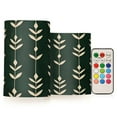 thumbnail image 1 of Yayeee Flameless Candles with Remote Flickering Battery Operated Multi Color Changing, Green Plants, 1 of 7