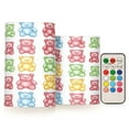 thumbnail image 1 of Yayeee Flameless Candles with Remote Flickering Battery Operated Multi Color Changing, Gummy Bear Pattern, 1 of 7
