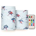 thumbnail image 1 of Yayeee Flameless Candles with Remote Flickering Battery Operated Multi Color Changing, Hockey Action Zone, 1 of 7