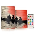thumbnail image 1 of Yayeee Flameless Candles with Remote Flickering Battery Operated Multi Color Changing, Illusionary Boat, 1 of 7