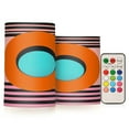 thumbnail image 1 of Yayeee Flameless Candles with Remote Flickering Battery Operated Multi Color Changing, Orange Circle, 1 of 7