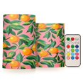 thumbnail image 1 of Yayeee Flameless Candles with Remote Flickering Battery Operated Multi Color Changing, Pink Oranges, 1 of 7