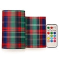 thumbnail image 1 of Yayeee Flameless Candles with Remote Flickering Battery Operated Multi Color Changing, Red Green Pattern, 1 of 7