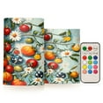 thumbnail image 1 of Yayeee Flameless Candles with Remote Flickering Battery Operated Multi Color Changing, Red Tomatoes, 1 of 7