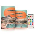 thumbnail image 1 of Yayeee Flameless Candles with Remote Flickering Battery Operated Multi Color Changing, Retro UFO, 1 of 7
