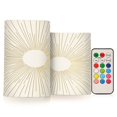 thumbnail image 1 of Yayeee Flameless Candles with Remote Flickering Battery Operated Multi Color Changing, Sunshine, 1 of 7