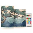 thumbnail image 1 of Yayeee Flameless Candles with Remote Flickering Battery Operated Multi Color Changing, Tree in The Mountains, 1 of 7