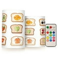 thumbnail image 1 of Yayeee Flameless Candles with Remote Flickering Battery Operated Multi Color Changing, Various Toasts, 1 of 7