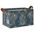 thumbnail image 1 of Yayeee Foldable Storage Basket for Shelves Waterproof Cloth Bins with Handles, Shadowy Forest Pattern, 1 of 7