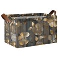 thumbnail image 1 of Yayeee Foldable Storage Basket for Shelves with Handles Waterproof Cloth Bins, Floral Lines, 1 of 7