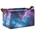thumbnail image 1 of Yayeee Foldable Storage Basket for Shelves Waterproof Cloth Bins, Galaxy Pattern, 1 of 7